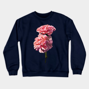 Two Pink Carnations Crewneck Sweatshirt